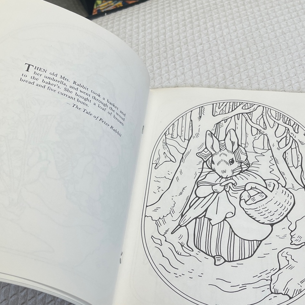 Vintage Colouring Book Featuring Peter Rabbit - Picture 6 of 9